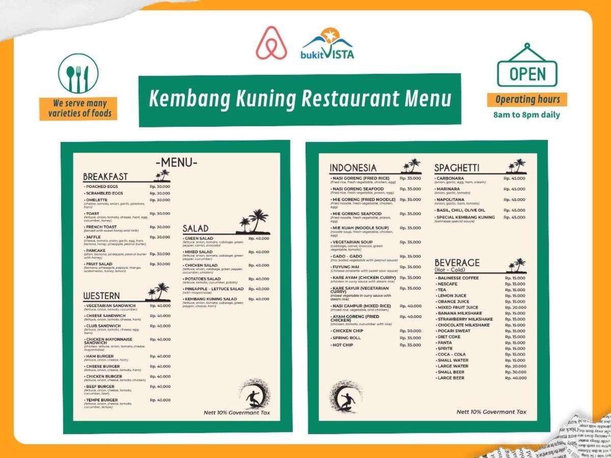 Hotel Kembang Kuning Uluwatu Exterior foto
